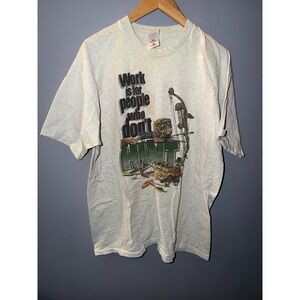 Fruit of the Loom Heavy Cotton Hunting Graphic T Shirt XXL